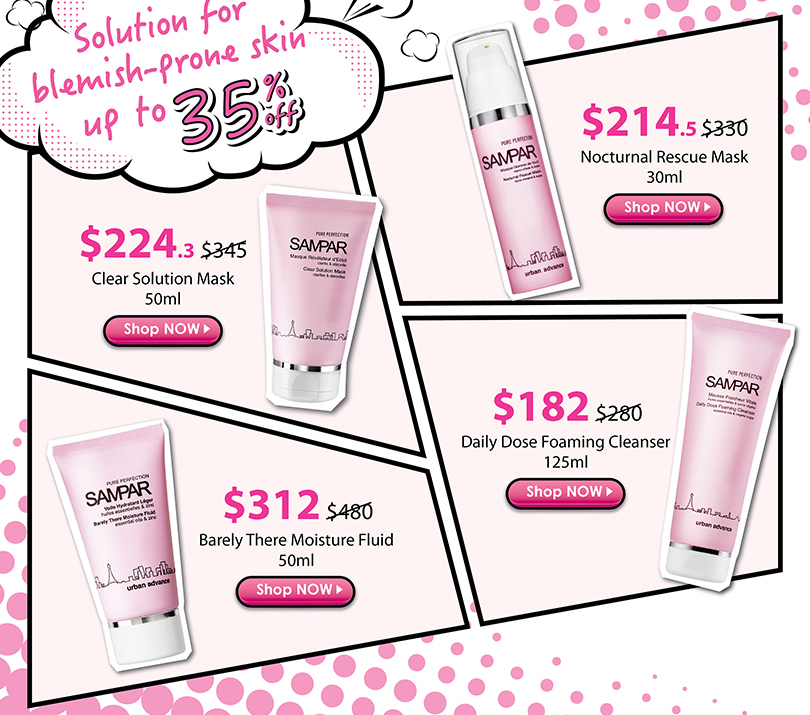 Solution for blemish-prone skin up to 35% off